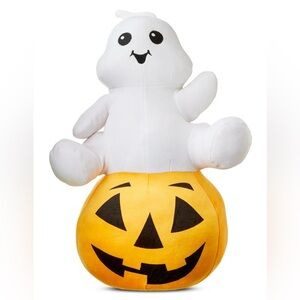Way To Celebrate Baby Ghost Plush Door Greeter 18.5” NWT Halloween Party Decor